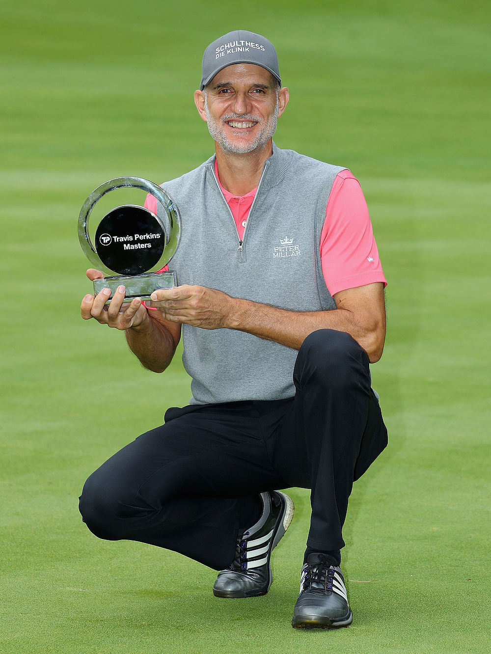 André Bossert, winner of the Travis Perkins Masters 2016 in Woburn, England. during the final round of the Travis Perkins Masters played on the Duke's Course at Woburn Golf Club on September 4, 2016 in Woburn, England.