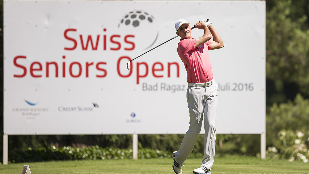 Der Schweizer André Bossert (Bild) möchte Tim Thelen seinen dritten Sieg in Bad Ragaz vereiteln und den Siegerpokal in die Höhe stemmen. Bild: Keystone/Dominik Baur