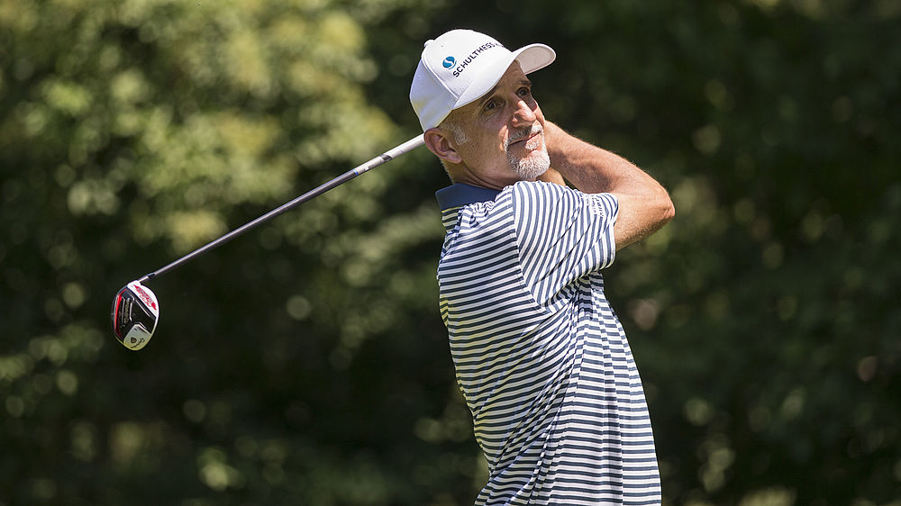 Andre Bossert (SUI) plays the ball during the PGA Swiss Seniors Open Golf tournament in Bad Ragaz, Switzerland, Thursday, 02 July 2015. (PHOTOPRESS/ Dominik Baur) Andre Bossert (SUI) plays the ball during the PGA Swiss Seniors Open Golf tournament in Bad Ragaz, Switzerland, Thursday, 02 July 2015. (PHOTOPRESS/ Dominik Baur)