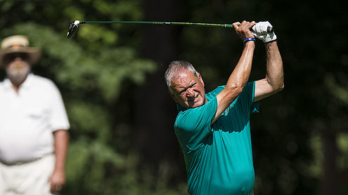 Victor Garcia am ersten Turniertag des 21. Swiss Seniors Open in Bad Ragaz. (Copyright: ©2017 stauffi.com - Daniel H. Stauffer)